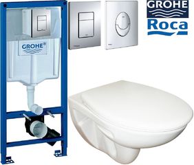 Структура Grohe комплект  с тоалетна чиния Roca